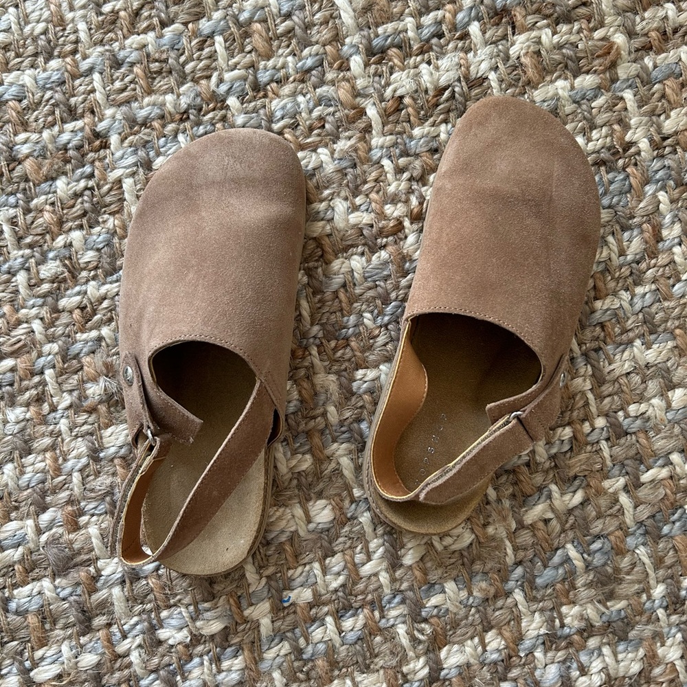 Topshop Lacey suede clog